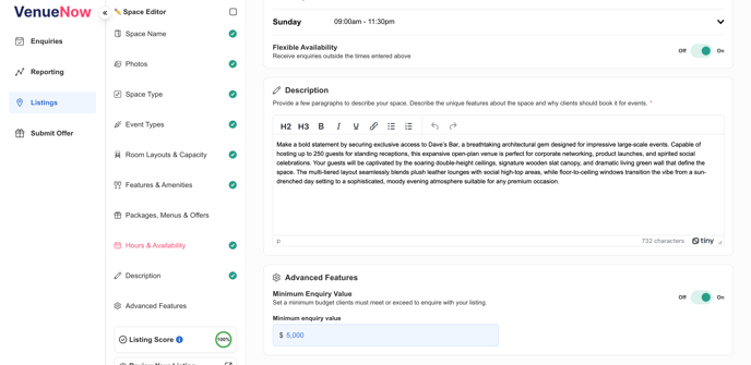 Space Editor - Description