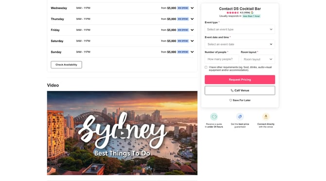 Space Listing - Video Embedded